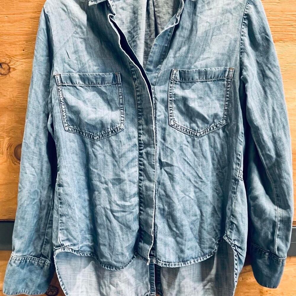 Anthropologie Women's Blue Shirt